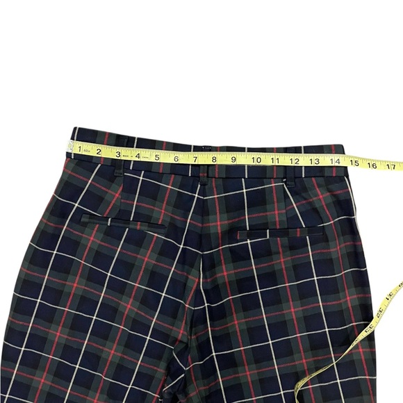 Zara trafaluc plaid cigarette pants side zipper women’s size large NWOT - Picture 4 of 8